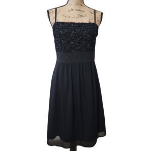 3/$25 Romy Sequinned Top Spaghetti Strap Mini Evening Dress - Large